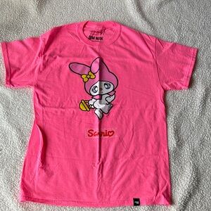 Dim Mak x Sanrio My Melody pink T-shirt Steve aoki